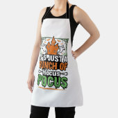 Halloween Hocus Pocus Citaat Vector Ontwerp_1 Schort (Insitu)