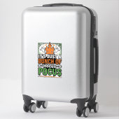 Halloween Hocus Pocus Citaat Vector Ontwerp_1 Sticker (Koffer)