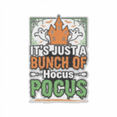 Halloween Hocus Pocus Citaat Vector Ontwerp_1 Sticker (Voorkant)