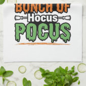 Halloween Hocus Pocus Citaat Vector Ontwerp_1 Theedoek (Gevouwen)