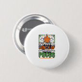 Halloween Hocus Pocus Citaat Vectorontwerp_1 Ronde Button 5,7 Cm (Voorkant /achterkant)
