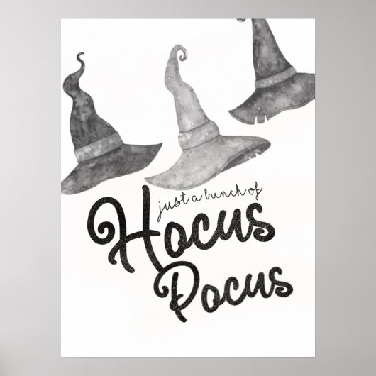 Halloween hocus pocus heks poster (Voorkant)