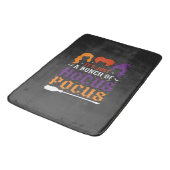 Halloween Hocus Pocus Heks Typografie Vector Badmat (Gekanteld)
