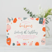 Halloween Hocus Pocus Heks Verjaardag Uitnodiging (Staand voorkant)