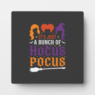 Halloween Hocus Pocus Hekserij Typografie Vector Fotoplaat