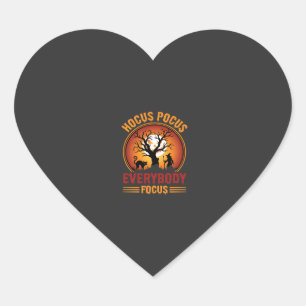 Halloween Hocus Pocus Iedereen Focus Heksenboom Hart Sticker