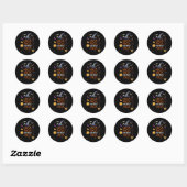 Halloween Hocus Pocus Iedereen Focus Leuke Leraar Ronde Sticker (Vel)