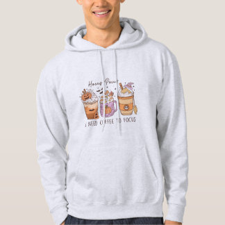 Halloween hocus pocus Ik heb koffie nodig om te fo Hoodie