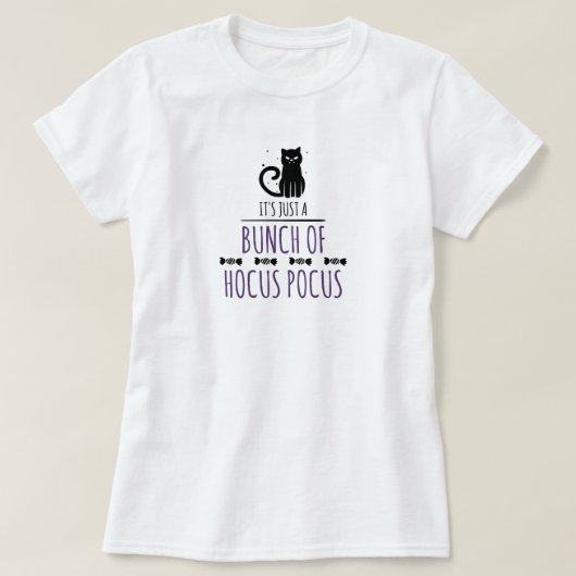 Halloween Hocus Pocus scoop hals T-shirt (Design voorkant)