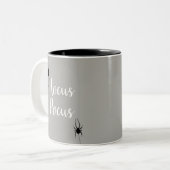 Halloween Hocus Pocus Spider Pattern Mok (Voorkant links)