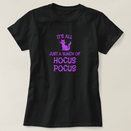 Halloween Hocus Pocus T-Shirt (Design voorkant)