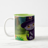 Halloween Hocus Pocus Tweekleurige Koffiemok (Links)