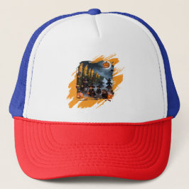 Halloween Hoed Trucker Pet