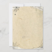 Halloween Hoedown verjaardagsfeest, Western Kaart (Achterkant)