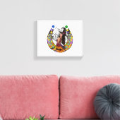 Halloween-Hoefijzer Canvas Afdruk (Insitu (Woonkamer))