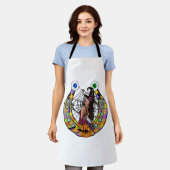 Halloween-Hoefijzer Schort (Gedragen)