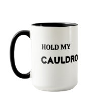 Halloween Hold My Cauldron Mok, 15 oz