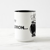 Halloween Hold My Cauldron Mok, 15 oz Mok (Midden)