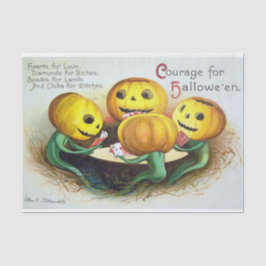  Halloween Holiday Card-partijweefsel Tissuepapier