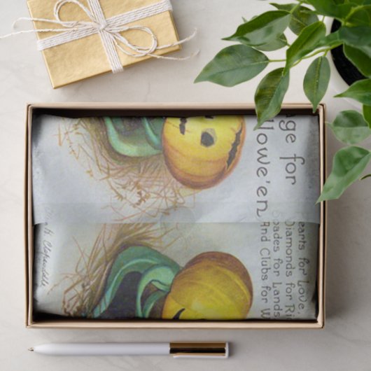  Halloween Holiday Card-partijweefsel Tissuepapier (Geschenk)