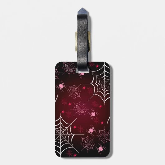 Halloween Holiday Custom Retro Spiers Bagagelabel (Achterkant verticaal)