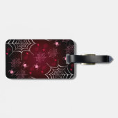 Halloween Holiday Custom Retro Spiers Bagagelabel (Achterkant horizontaal)