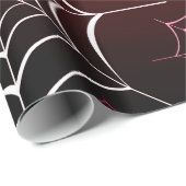 Halloween Holiday Custom Retro Spiers Cadeaupapier (Rol Hoek)