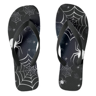 Halloween Holiday Custom Spooky Spider Teenslippers