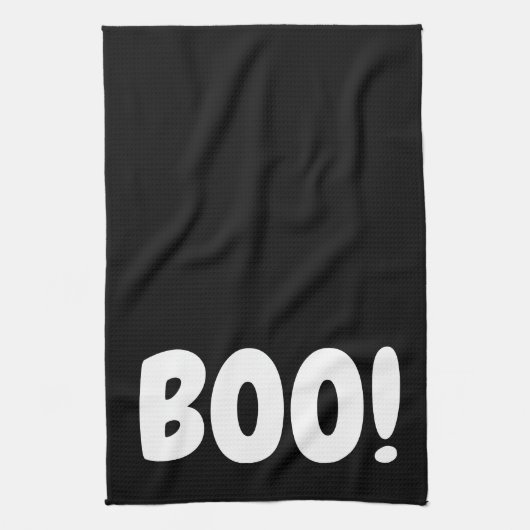 HALLOWEEN HOLIDAY GRAPHIC BOO KITCHEN DISH TOWEL THEEDOEK (Verticaal)