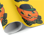 Halloween Holiday inpakpapier pompoen (Rol Hoek)