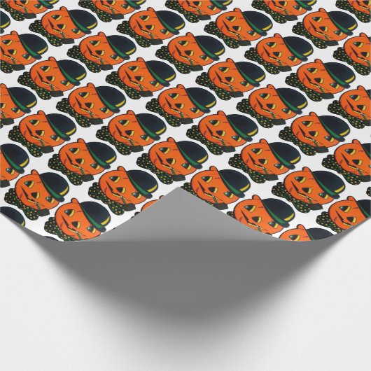  Halloween Holiday inpakpapier pompoen (Hoek)