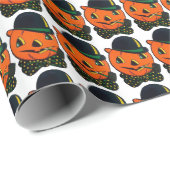  Halloween Holiday inpakpapier pompoen (Rol Hoek)