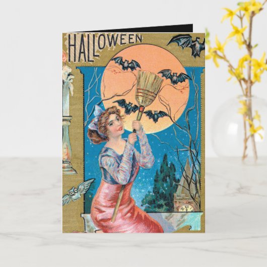  Halloween Holiday kaart toevoegen (Gele Bloem)