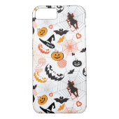 Halloween Holiday Symbols Trendy Design Case-Mate iPhone Case (Achterkant)