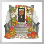 Halloween Home Art Poster (Voorkant)