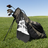 Halloween Home Golfhanddoek (Groen)