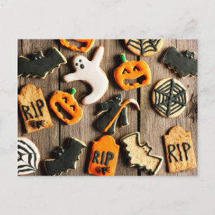 Halloween Homemade Gingerbrood Cookies Briefkaart