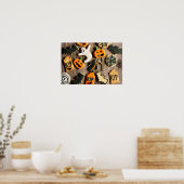 Halloween Homemade Gingerbrood Cookies Poster (Keuken)