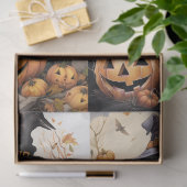 Halloween Hond 1 Collage Decoupage Papier (Geschenk)