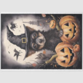 Halloween Hond 1 Decoupage papier (Voorkant)