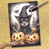Halloween Hond 1 Decoupage papier