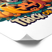 Halloween Hond 1 Poster (Hoek)