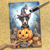 Halloween Hond 2 Decoupage papier