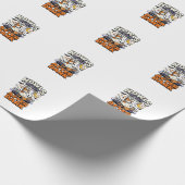 Halloween Hond Boo Crew (5) Cadeaupapier (Hoek)