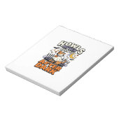 Halloween Hond Boo Crew (5) Notitieblok (Linkerzijde)