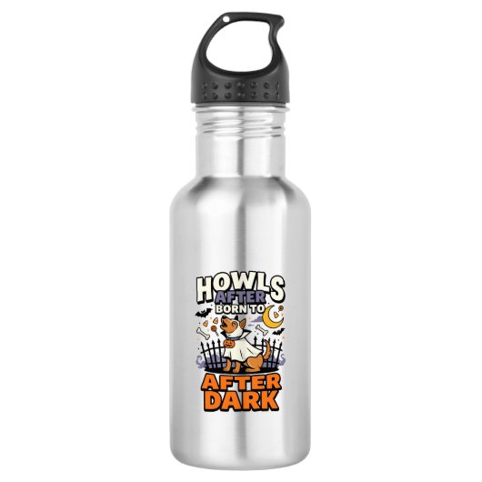 Halloween Hond Boo Crew (5) Waterfles (Voorkant)