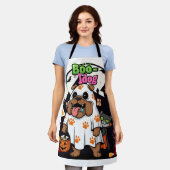 Halloween Hond "Boo Idog" Spook Huisdier Lovers, S Schort (Gedragen)