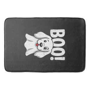 Halloween Hond Boo Schattige Puppy Spook Ontwerp Badmat