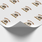 Halloween Hond Geest Pootjes Cadeaupapier (Hoek)