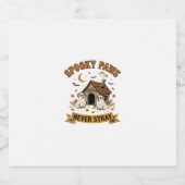 Halloween Hond Geestenpoten Sparkling Wijnetiket (Enkel label)